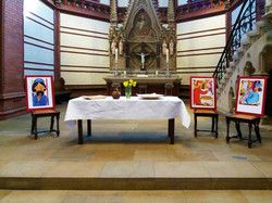Der Altar in unserer Kirche